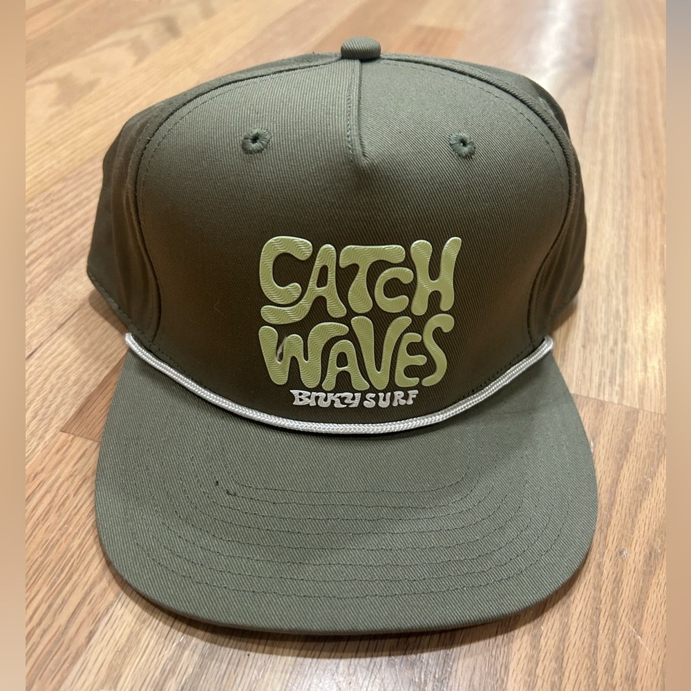 Binky Bro - Catch Waves Surf - Olive Green Hat - ADULT